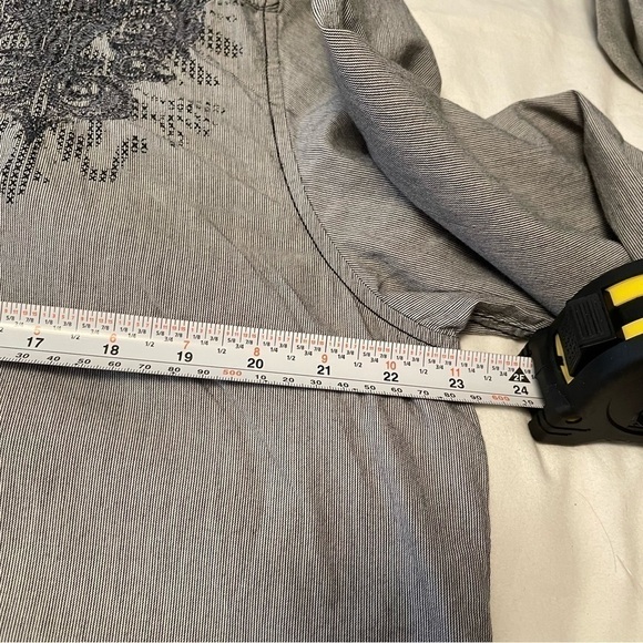 Urban Heritage Mens Long Sleeve Embroidered Shirt - Size XL - Picture 10 of 12